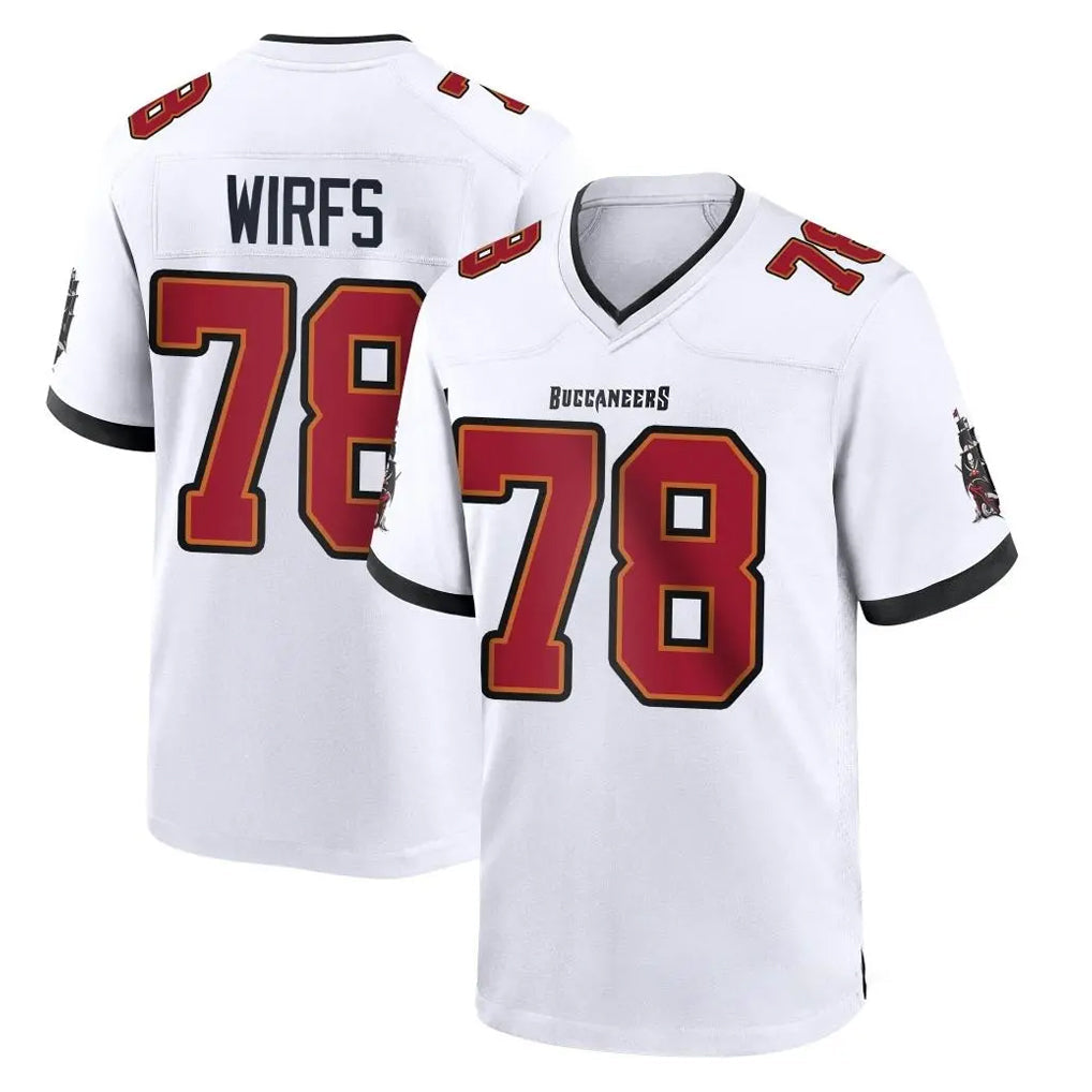 Choea TB.Buccaneers #78 Tristan Wirfs Player White Home Game Stitched Jerseys