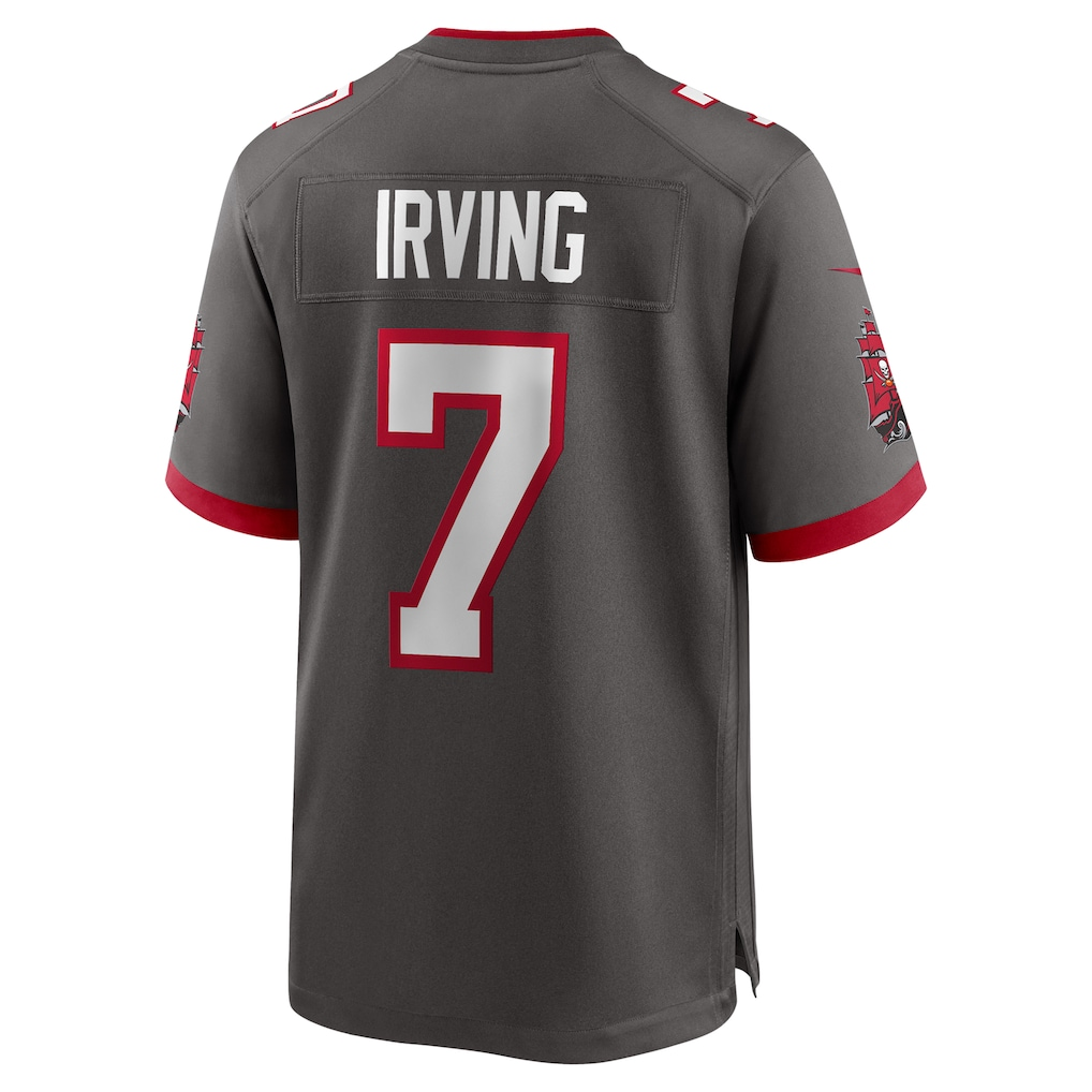 Choea TB.Buccaneers #7 Bucky Irving Pewter Alternate Game Stitched Jerseys