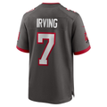 Choea TB.Buccaneers #7 Bucky Irving Pewter Alternate Game Stitched Jerseys