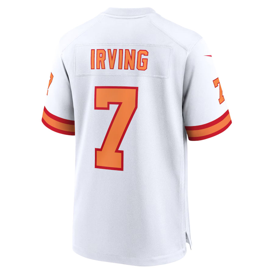 Choea TB.Buccaneers #7 Bucky Irving Player White Home Game Stitched Jerseys