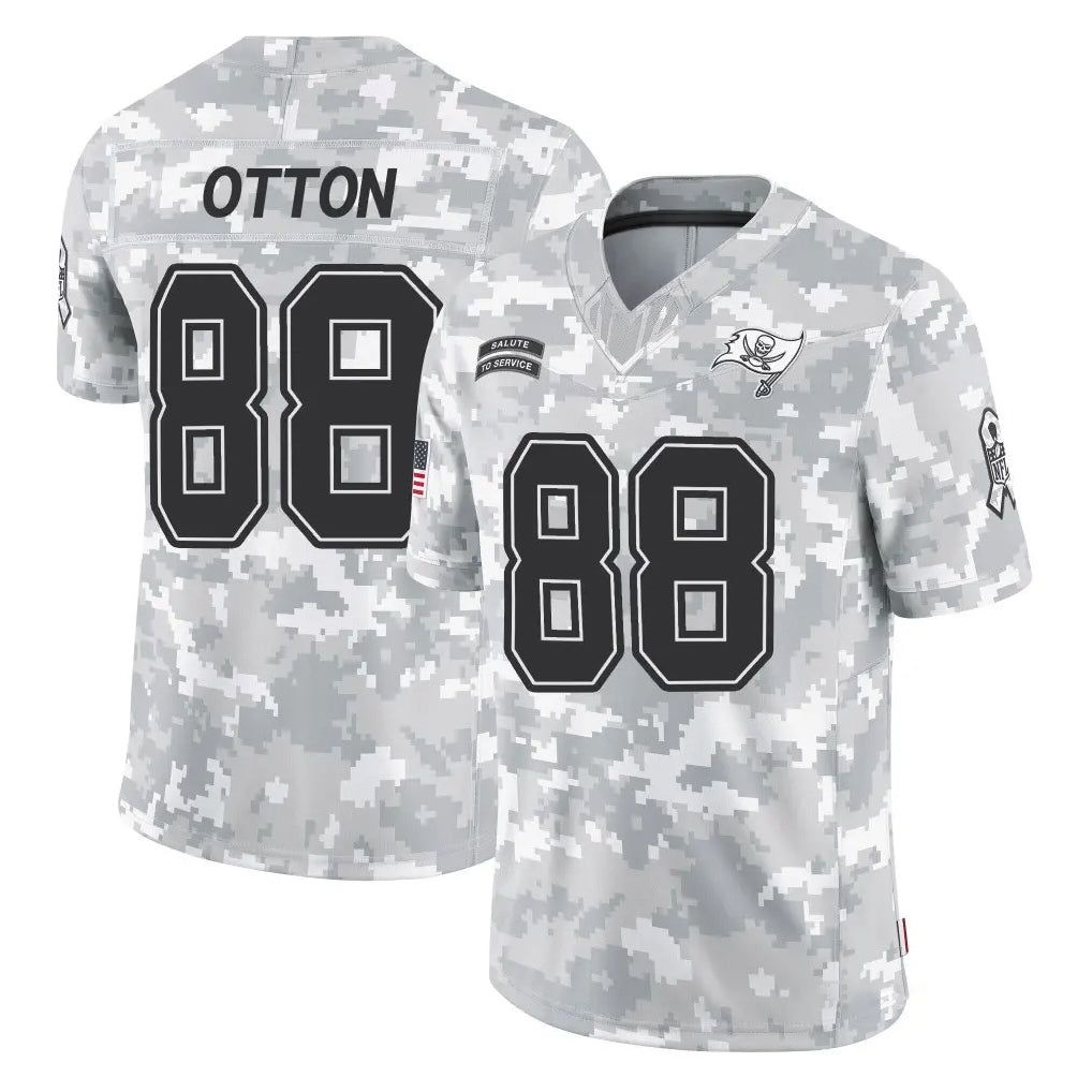Choea TB.Buccaneers #88 Cade Otton Player Arctic Camo Limited Salute To Service Home Game Stitched Jerseys