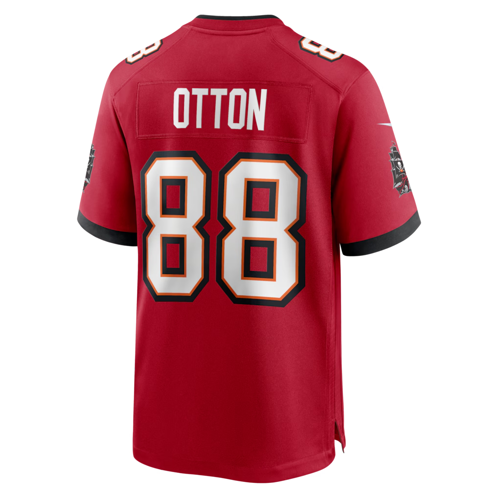 Choea TB.Buccaneers #88 Cade Otton Red Game Player Stitched Jerseys