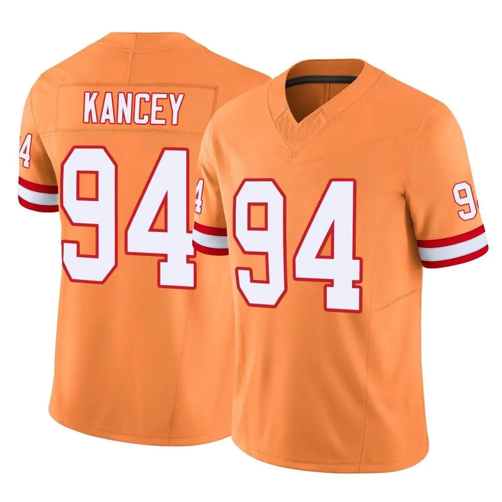 Choea TB.Buccaneers #94 Calijah Kancey Player Orange Limited Vapor F.U.S.E. Home Game Stitched Jerseys