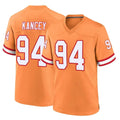 Choea TB.Buccaneers #94 Calijah Kancey Player Orange Throwback Home Game Stitched Jerseys