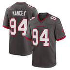Choea TB.Buccaneers #94 Calijah Kancey Player Pewter Alternate Home Game Stitched Jerseys