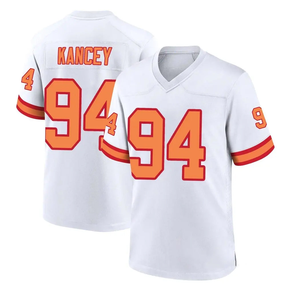 Choea TB.Buccaneers #94 Calijah Kancey Player White '76 Home Game Stitched Jerseys
