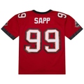 Choea TB.Buccaneers #99 Warren Sapp Mitchell & Ness Red 2002 Legacy Replica Jersey Stitched Puhic Game Jerseys