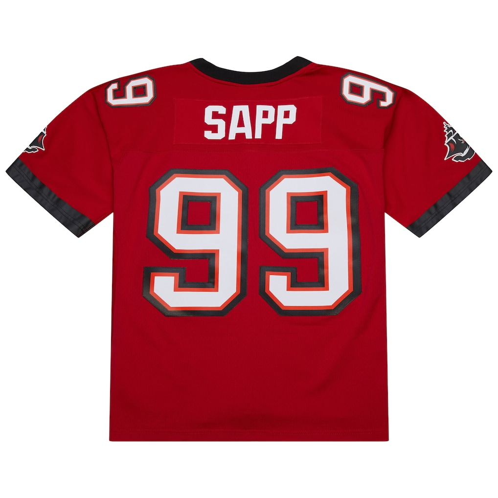 Choea TB.Buccaneers #99 Warren Sapp Mitchell & Ness Red 2002 Legacy Replica Jersey Stitched Puhic Game Jerseys