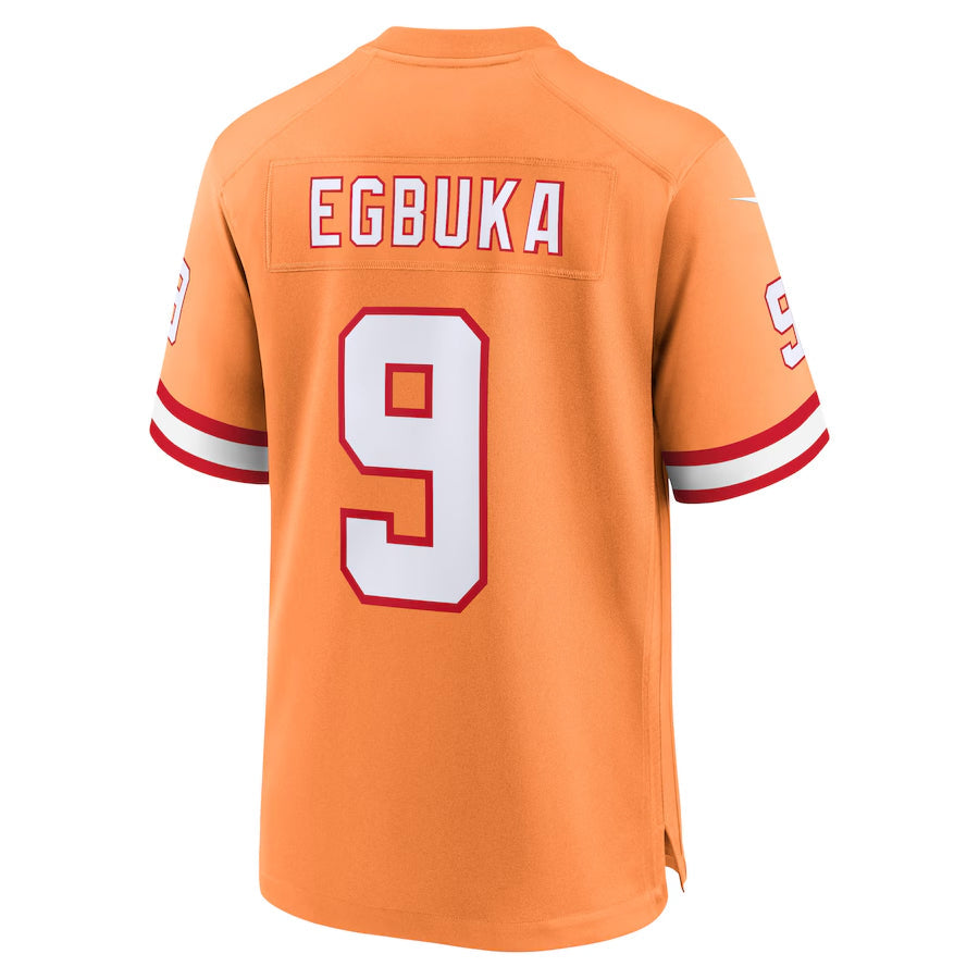 Choea TB.Buccaneers #9 Emeka Egbuka Player Orange Home Game Stitched Jerseys