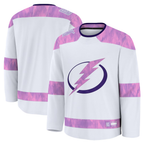 Choea TB.Lightning White 2024 Hockey Fights Cancer Practice Jerseys