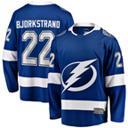 Choea TB.Lightning #22 Oliver Bjorkstrand Blue Home Breakaway Jerseys