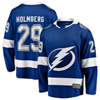 Choea TB.Lightning #29 Pontus Holmberg Blue Home Breakaway Player Jerseys