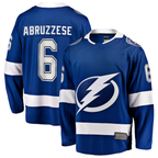 Choea TB.Lightning #6 Nick Abruzzese Blue Home Breakaway Jerseys