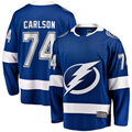 Choea TB.Lightning #74 John Carlson Blue Home Breakaway Jerseys