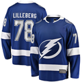 Choea TB.Lightning #78 Emil Lilleberg Blue Home Premier Breakaway Player Jerseys