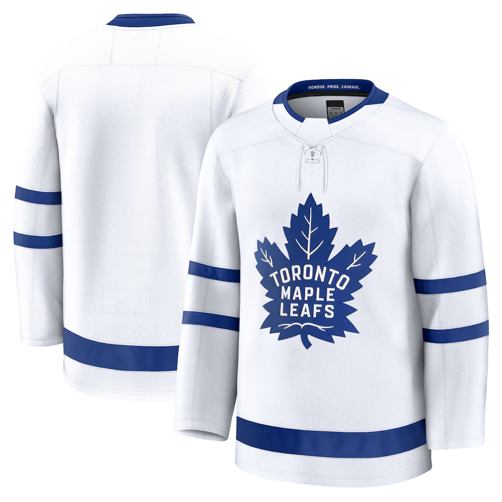 Choea T.Maple Leafs White Away Premium Jerseys