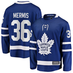 Choea T.Maple Leafs #36 Dakota Mermis Blue Home Breakaway Jerseys