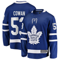 Choea T.Maple Leafs #53 Easton Cowan Blue Home Breakaway Jerseys