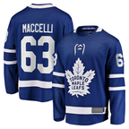 Choea T.Maple Leafs #63 Matias Maccelli Blue Home Breakaway Jerseys
