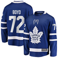 Choea T.Maple Leafs #72 Travis Boyd Blue Home Breakaway Jerseys