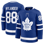 Choea T.Maple Leafs #88 William Nylander Blue Home Premium Jerseys