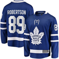 Choea T.Maple Leafs #89 Nicholas Robertson Blue Home Premier Breakaway Player Jerseys