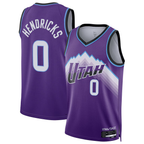 Choea U.Jazz #0 Taylor Hendricks Purple Swingman Jerseys - Icon Edition