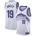 Choea U.Jazz #19 Ace Bailey White Swingman Jerseys- Association Edition