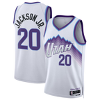 Choea U.Jazz #20 Jaren Jackson Jr. White Swingman Jerseys - Association Edition