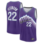 Choea U.Jazz #22 Darryn Peterson Fanatics Purple 2026 Draft First Round Pick Fast Break Jerseys - Icon Edition