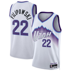 Choea U.Jazz #22 Kyle Filipowski White Swingman Jerseys - Association Edition