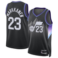 Choea U.Jazz #23 Lauri Markkanen Black 2024-2025 Swingman Jerseys - Statement Edition