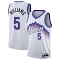 Choea U.Jazz #5 Cody Williams White Swingman Jerseys - Association Edition