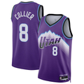 Choea U.Jazz #8 Isaiah Collier Purple Swingman Jerseys - Icon Edition