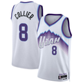 Choea U.Jazz #8 Isaiah Collier White Swingman Jerseys - Association Edition