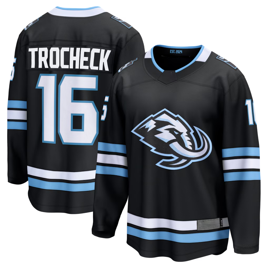 Choea U.Mammoth #16 Vincent Trocheck Black Home Breakaway Jerseys