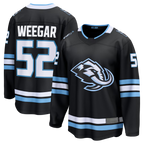 Choea U.Mammoth #52 MacKenzie Weegar Black Home Breakaway Jerseys