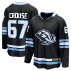 Choea U.Mammoth #67 Lawson Crouse Black Home Breakaway Player Jerseys
