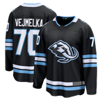 Choea U.Mammoth #70 Karel Vejmelka Black Home Breakaway Jerseys