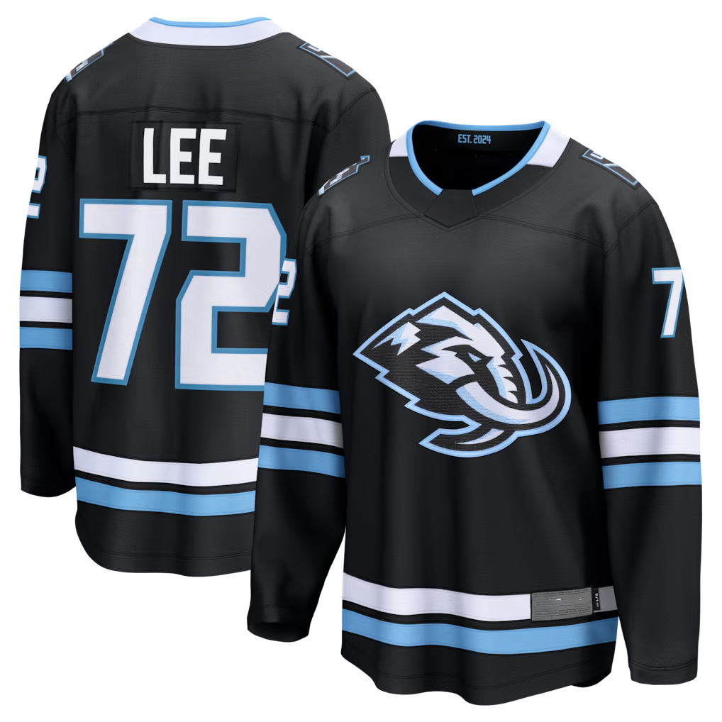 Choea U.Mammoth #72 Anders Lee Black Home Breakaway Jerseys
