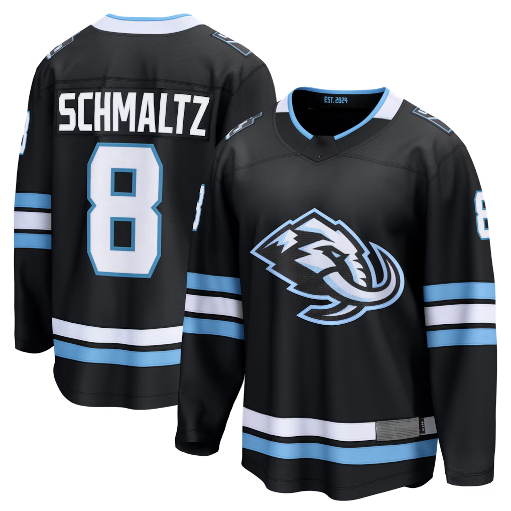 Choea U.Mammoth #8 Nick Schmaltz Black Home Breakaway Player Jerseys