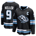 Choea U.Mammoth #9 Clayton Keller Black Home Breakaway Jerseys