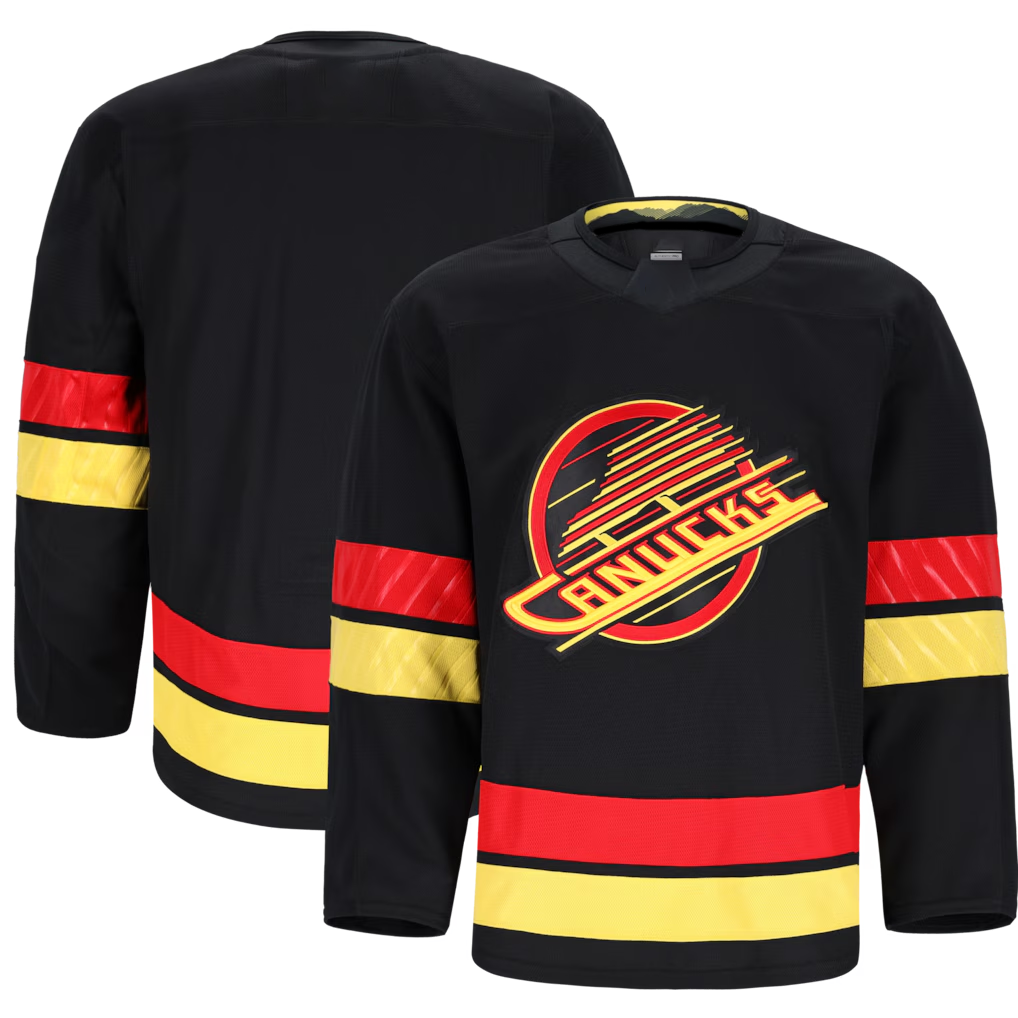 Choea V.Canucks Black Alternate Authentic Pro Jerseys