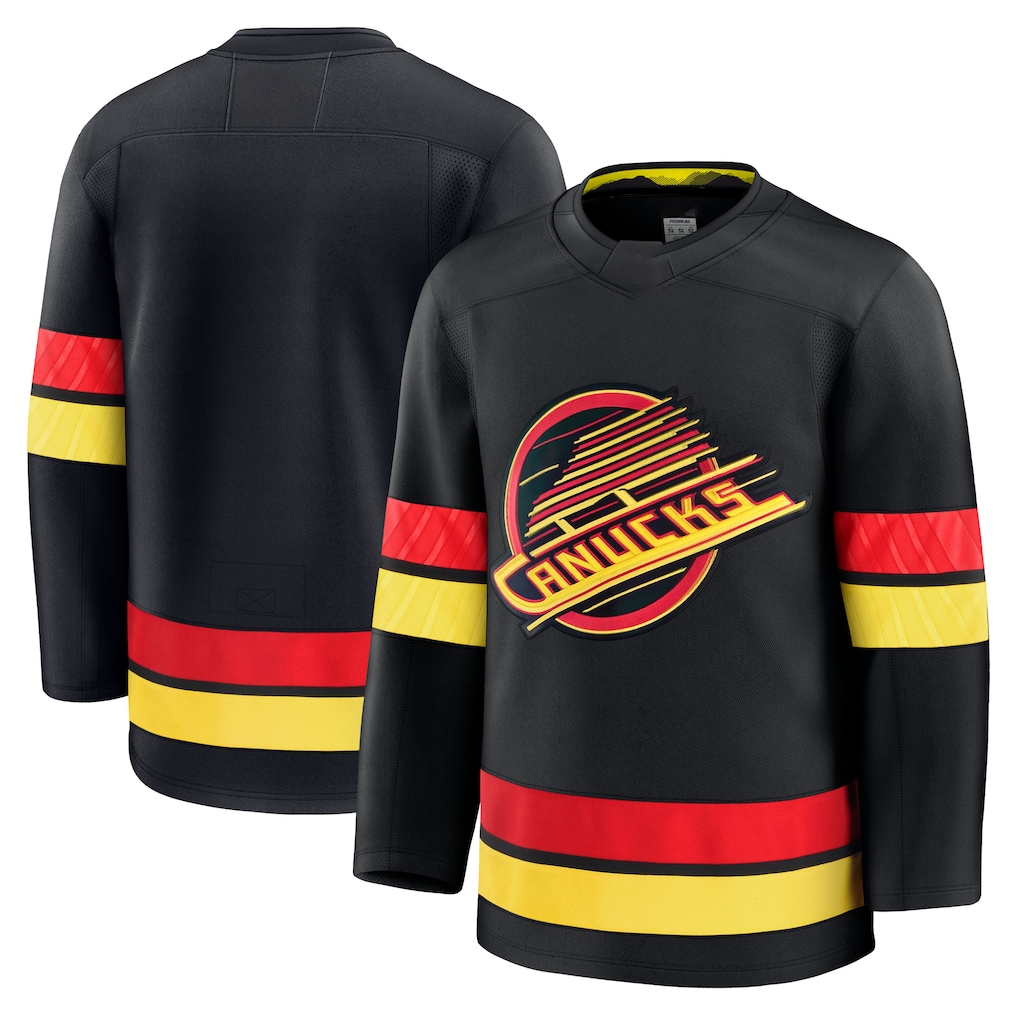 Choea V.Canucks Black Alternate Premium Jerseys