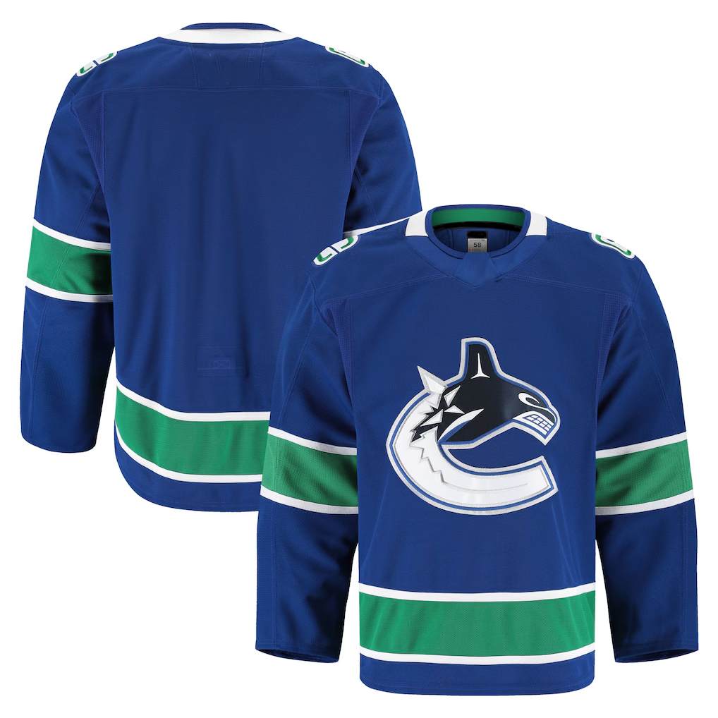 Choea V.Canucks Blue Home Authentic Pro Jerseys