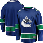 Choea V.Canucks Blue Home Team Breakaway Jerseys