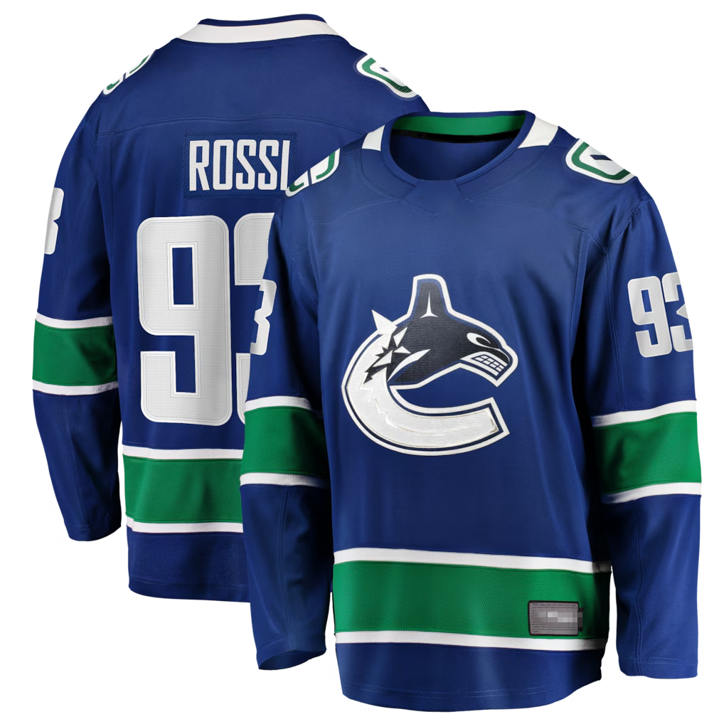 Choea V.Canucks #93 Marco Rossi Blue Home Premier Breakaway Player Jerseys