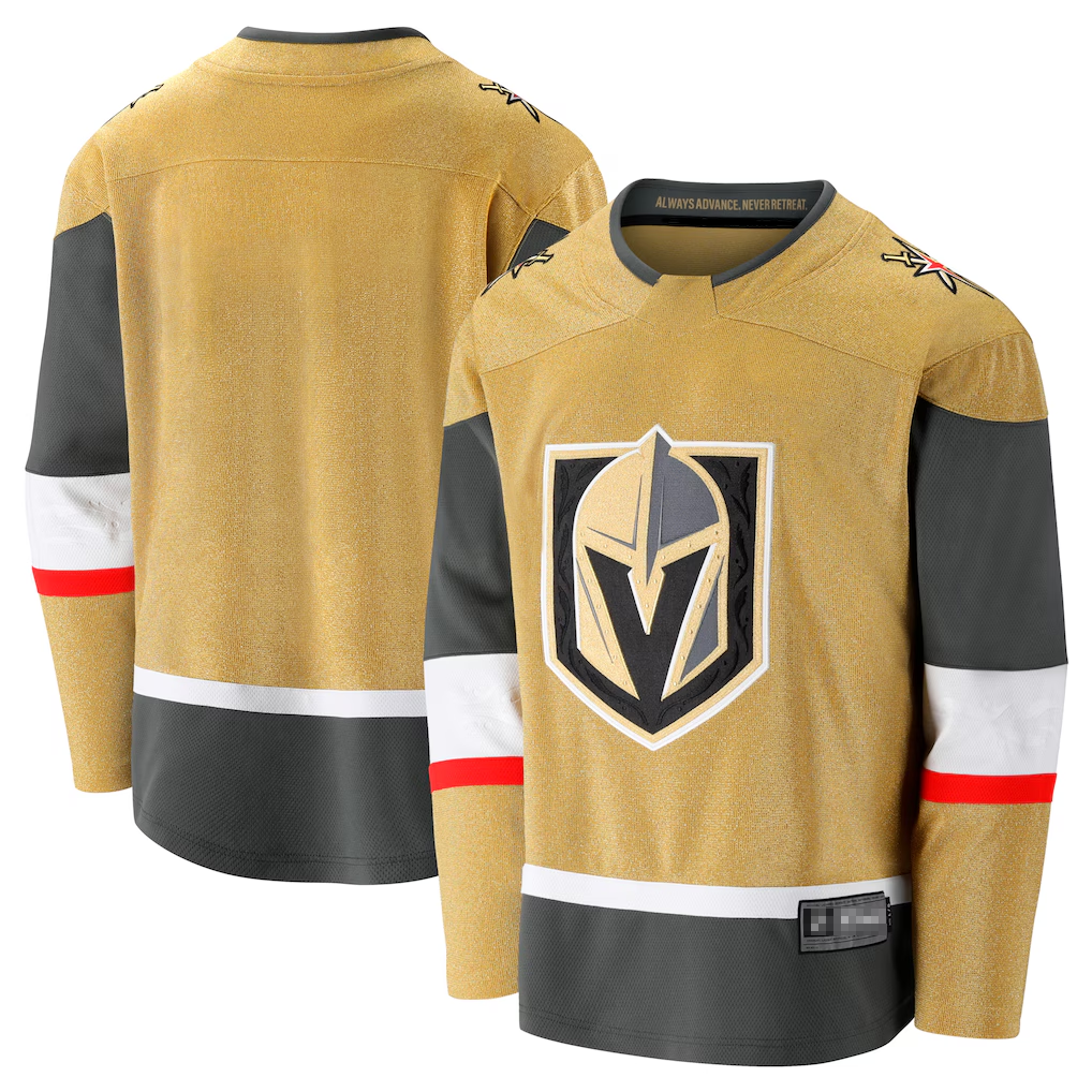 Choea V.Golden Knights Gold Home Breakaway Stitched Jerseys