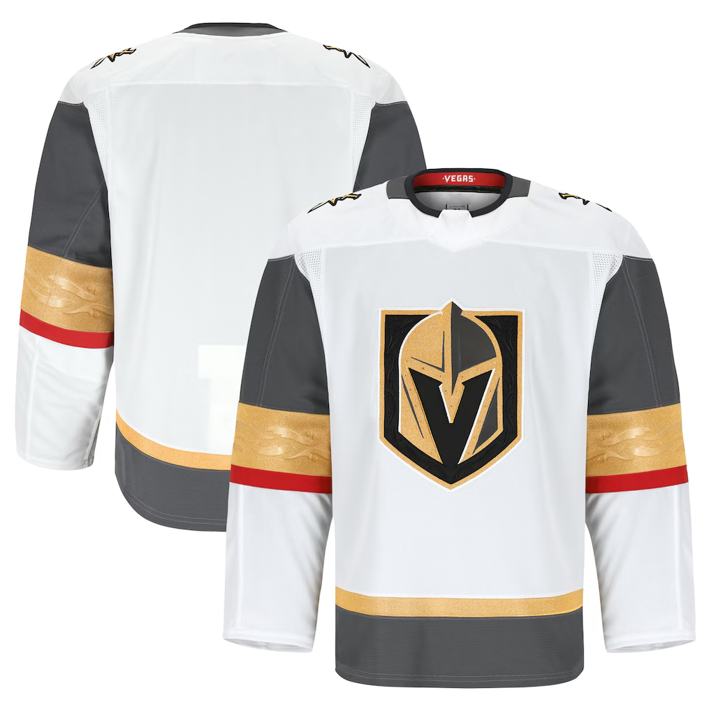 Choea V.Golden Knights White Away Authentic Pro Jerseys