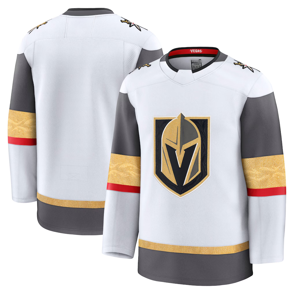 Choea V.Golden Knights White Away Premium Jerseys
